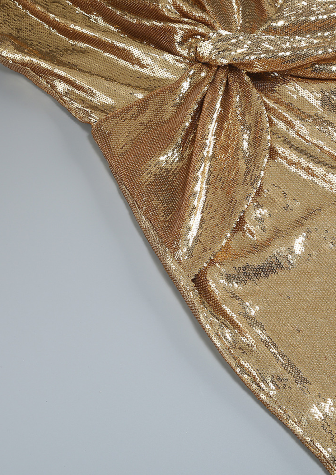 Golden Glam Sequin Halter Jumpsuit