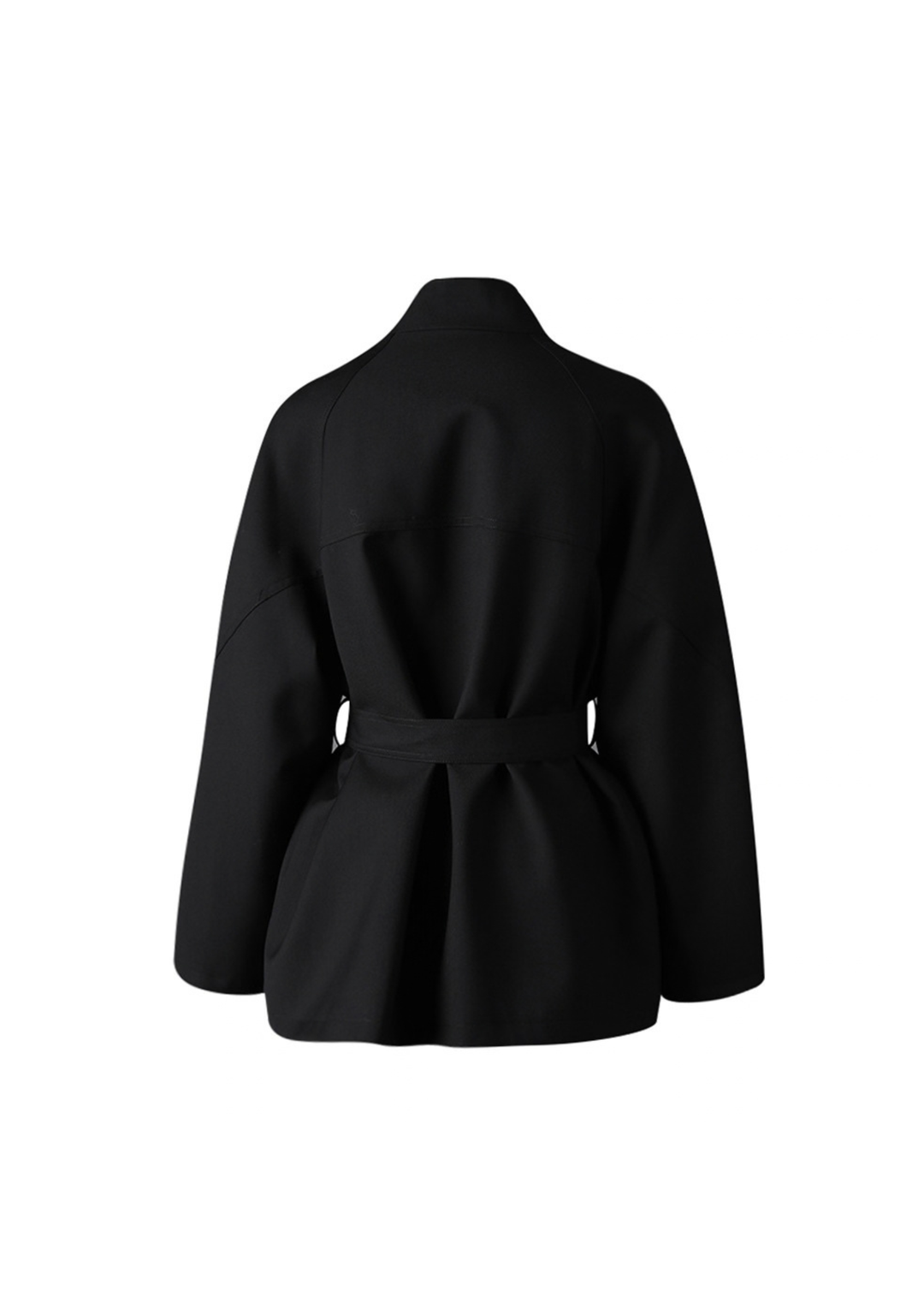 Aurelia Belted High-Neck Jacket