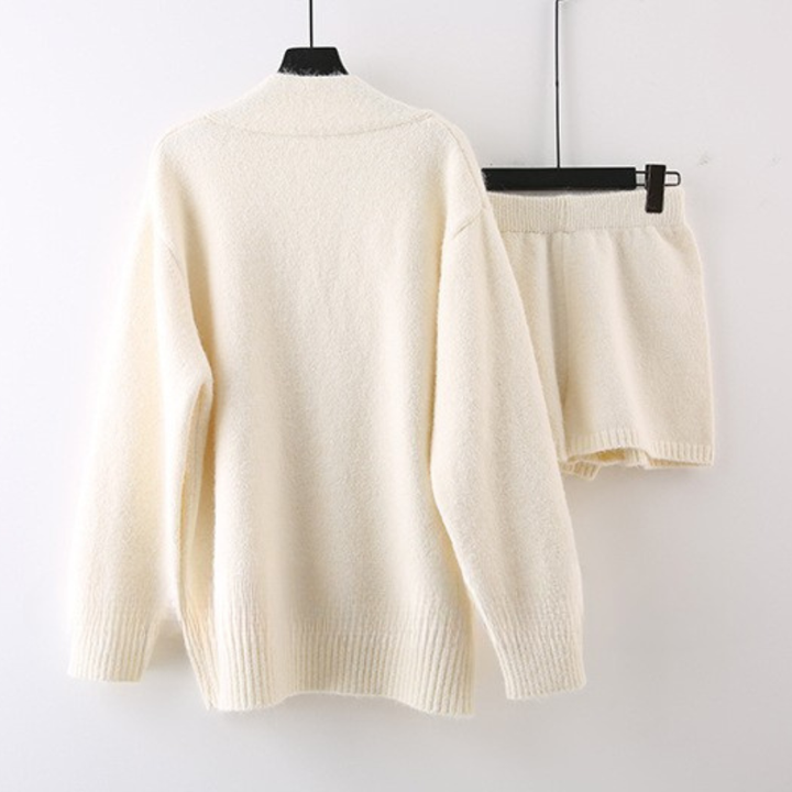 Comfy Lana V neck  Knit Set
