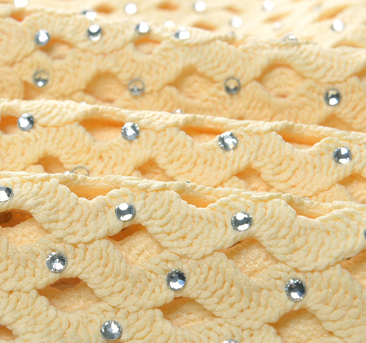 Crystal Embellished Knit Midi Dress