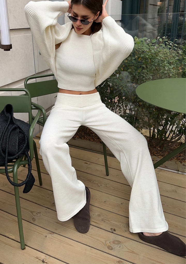 Sofia Luxe Three-Piece Knit Set