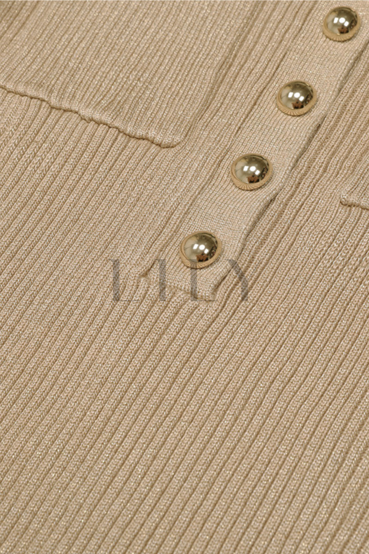 Serena Sparkle Knit Pleated Maxi Set