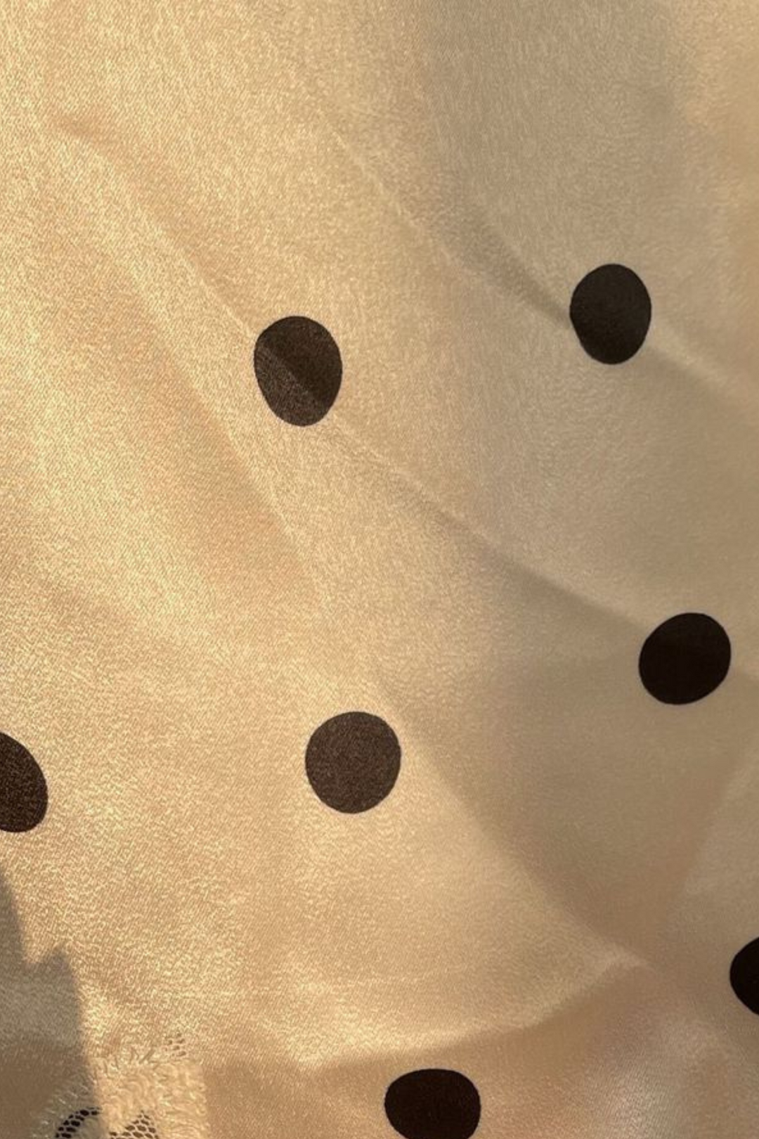 Amélie Vintage Polka Dot Lace Maxi Dress