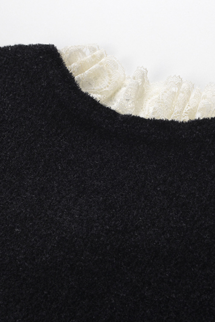 Velvet Pearl Luxe Waist Cardigan Top