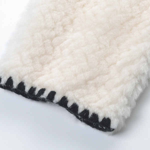 Ivory Belle Lamb Fur Jacket