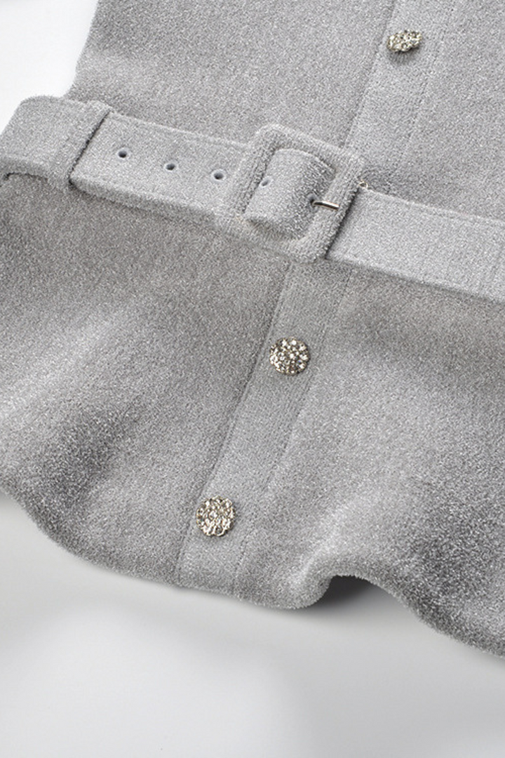 Lumière Elegance Embellished Off Shoulder Viscose Top