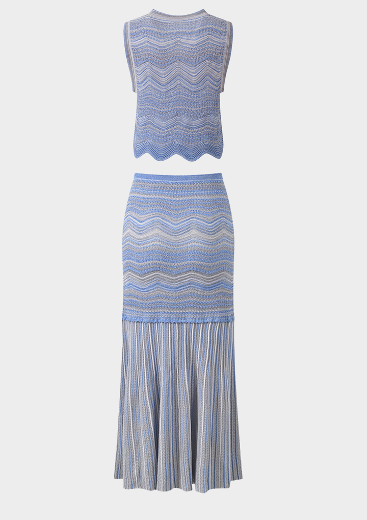 Sky Wave Knit Set