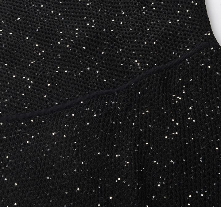 Midnight Sparkle Sleeveless Maxi Dress