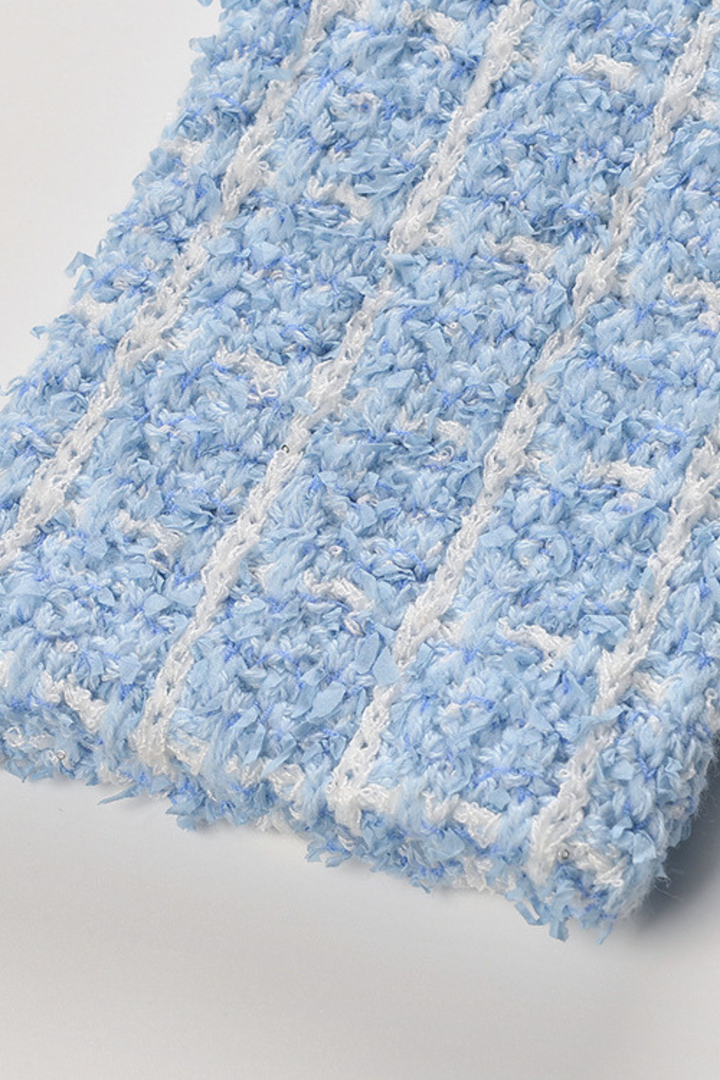 Elegance Bow Tailored Tweed Mini Dress