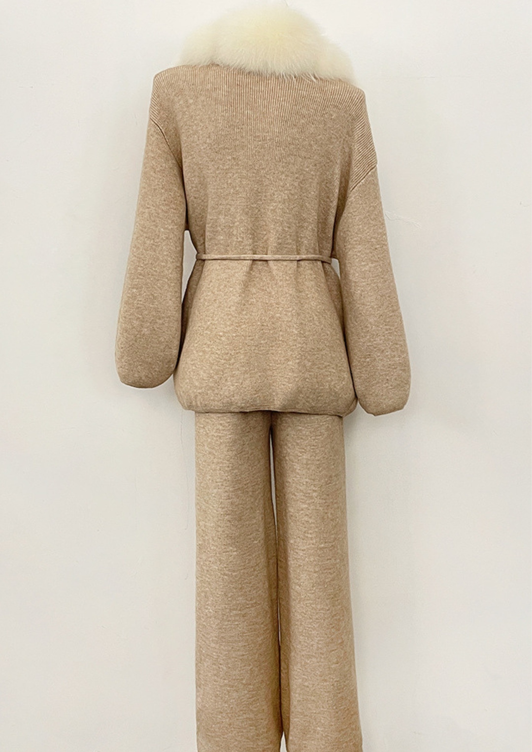 Soft Knit Fluff Fur Set