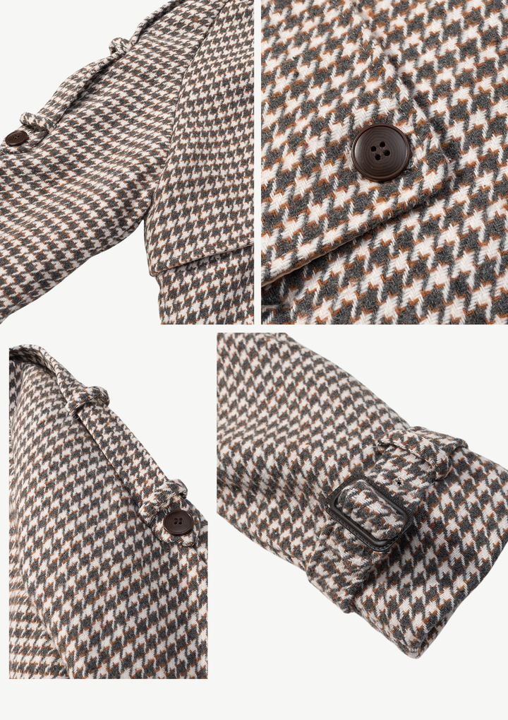Elara Houndstooth Jacket
