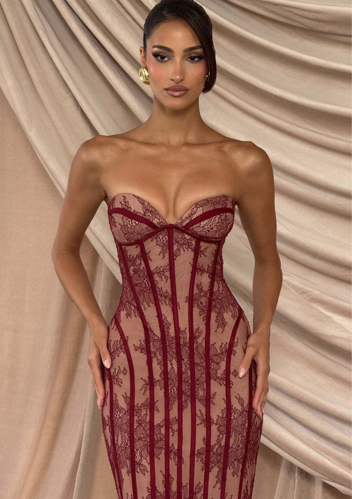 Verona Lace Corset Gown
