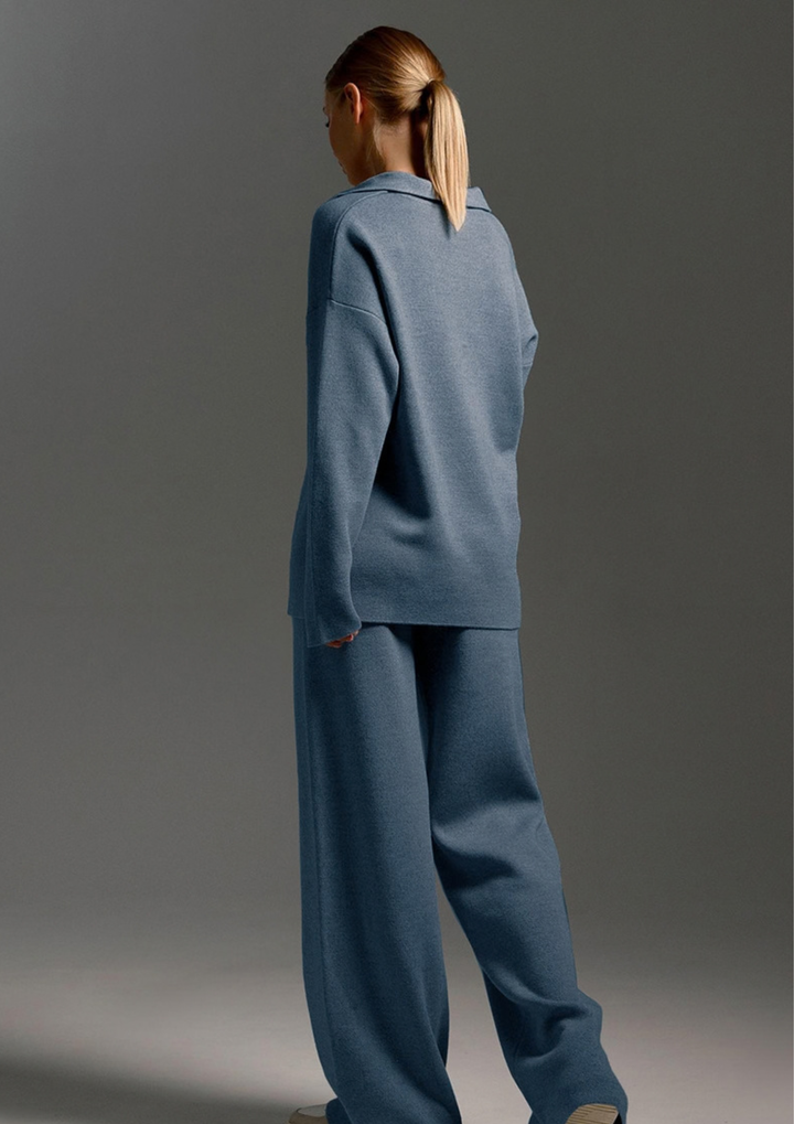 Elara Knit Wide-Leg Set