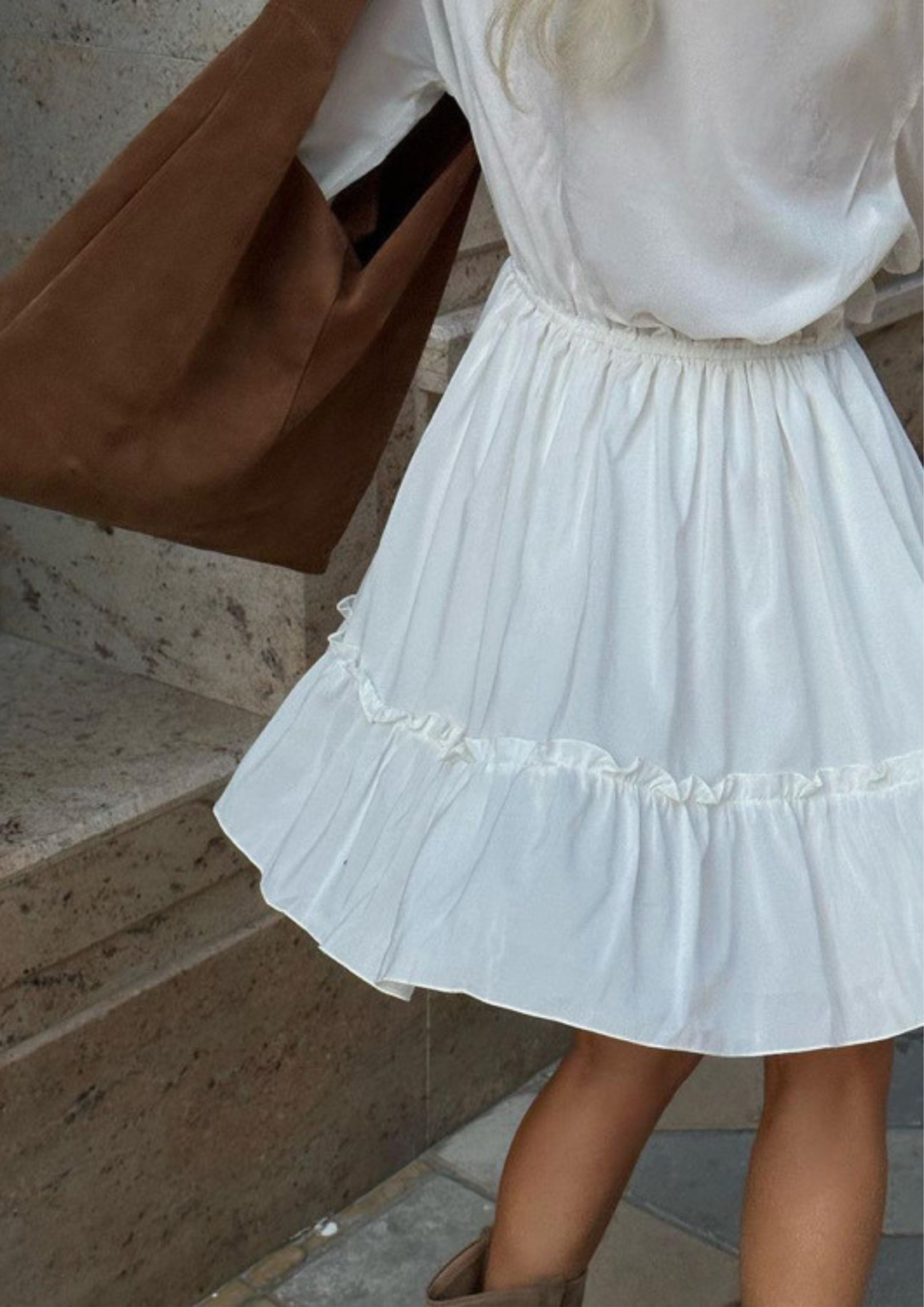 Seraphina Ruffle Lace Mini Dress