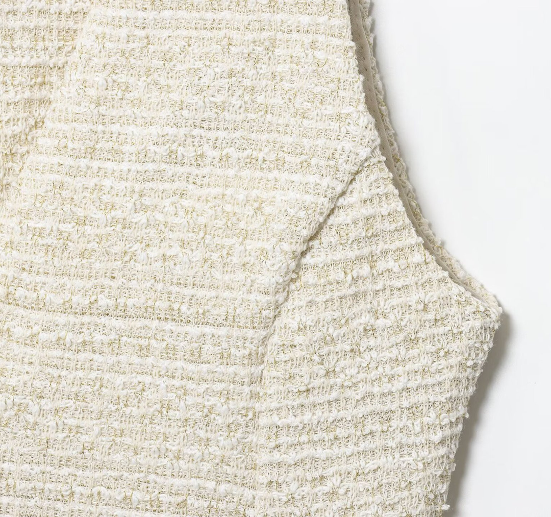 Marais Tweed Vest &amp; Wide Leg Trouser Set