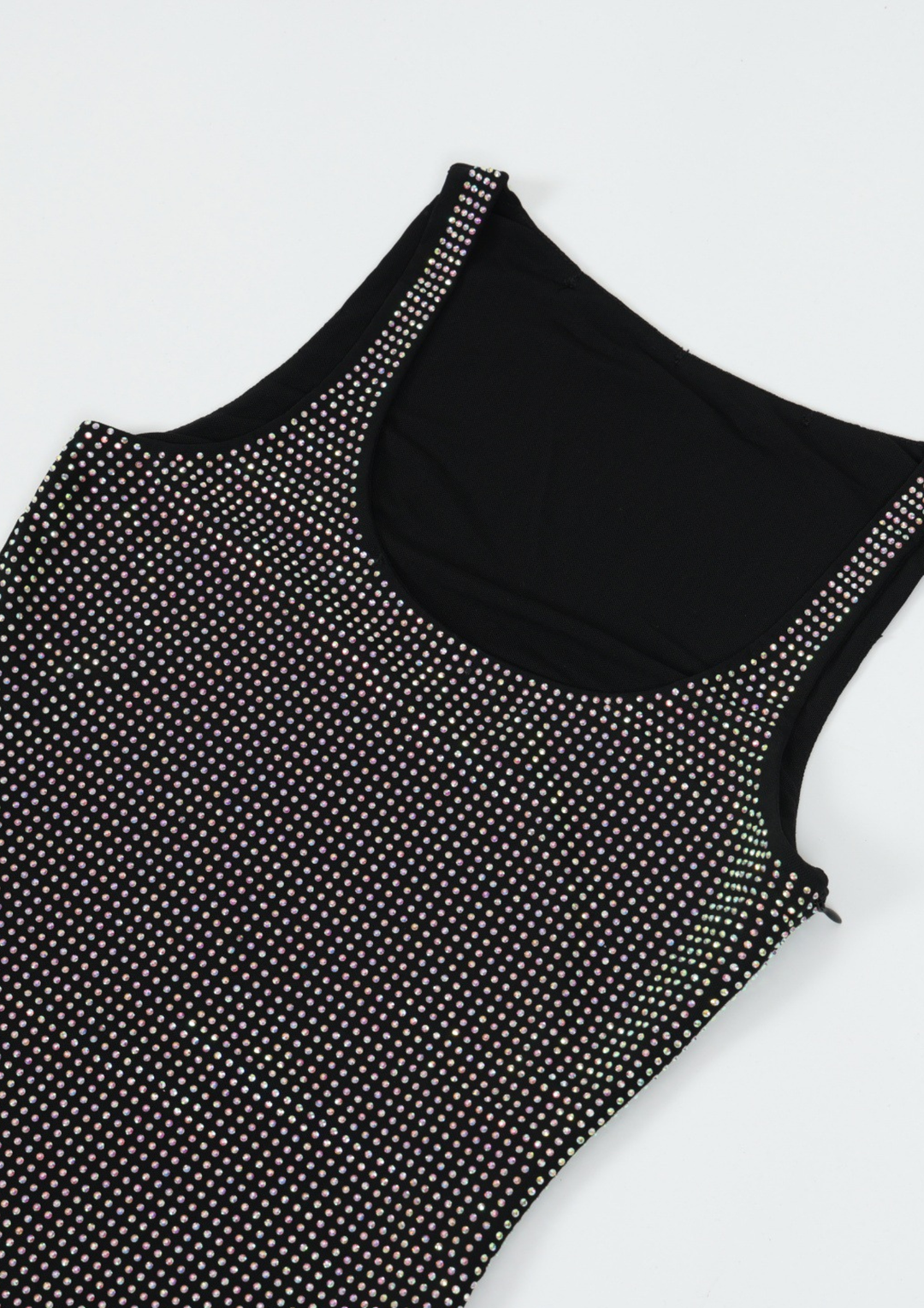 Aurora Crystal Mesh Maxi Dress