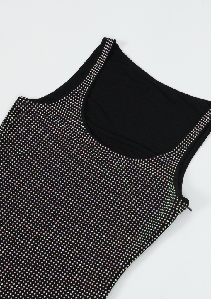 Aurora Crystal Mesh Maxi Dress