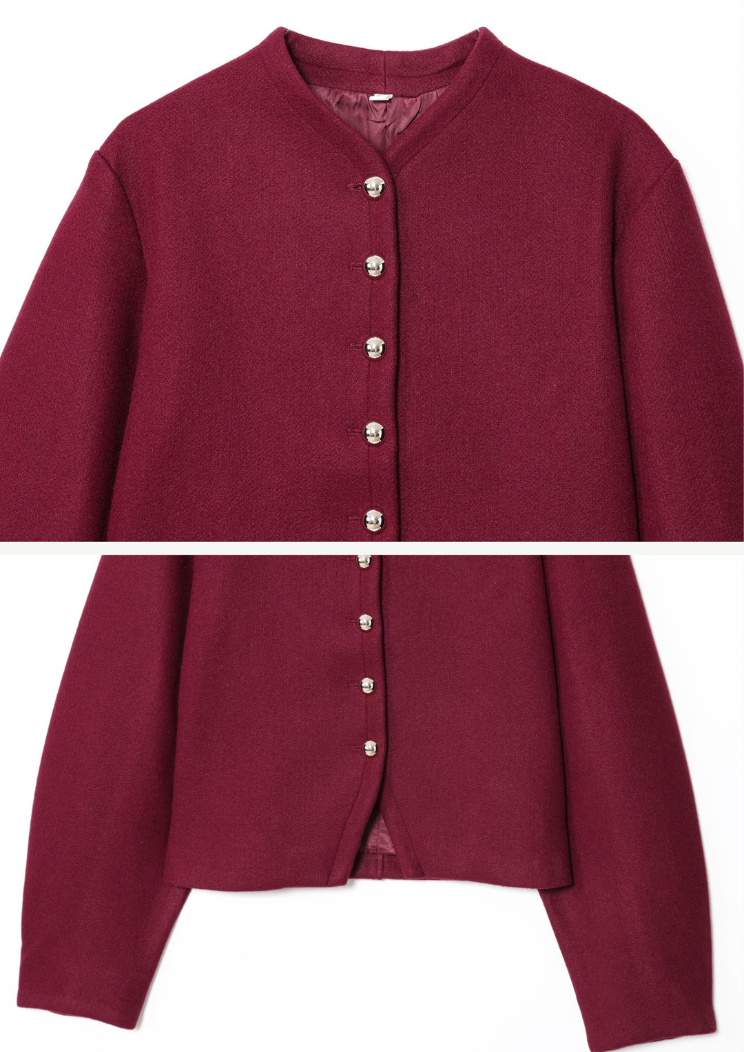 Elara Cropped Button Jacket