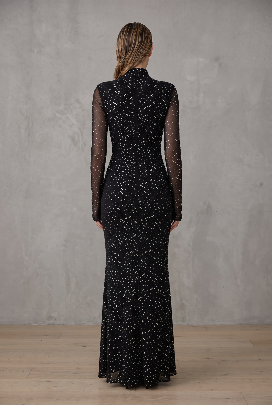 Élodie Shimmer Maxi Dress