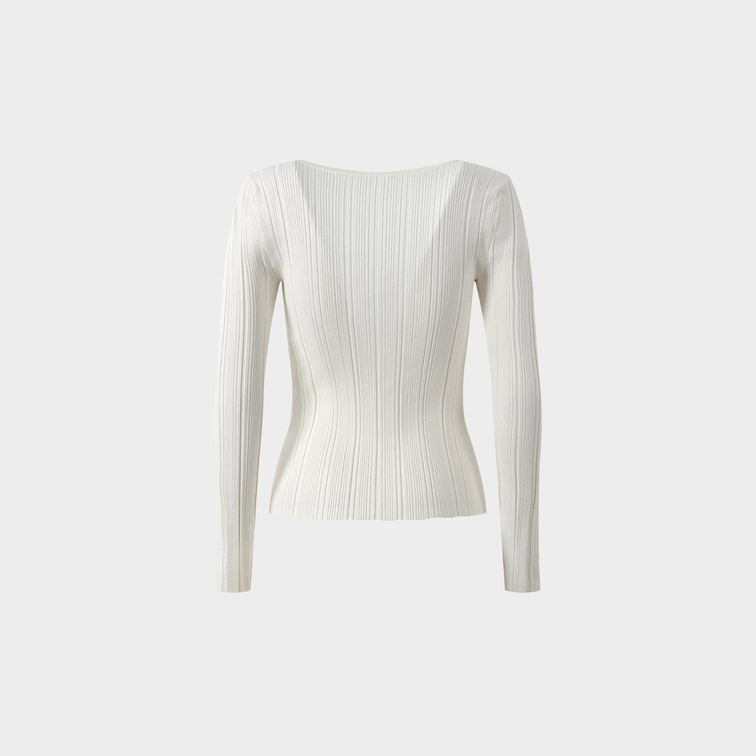 Elegant Slim wool Top