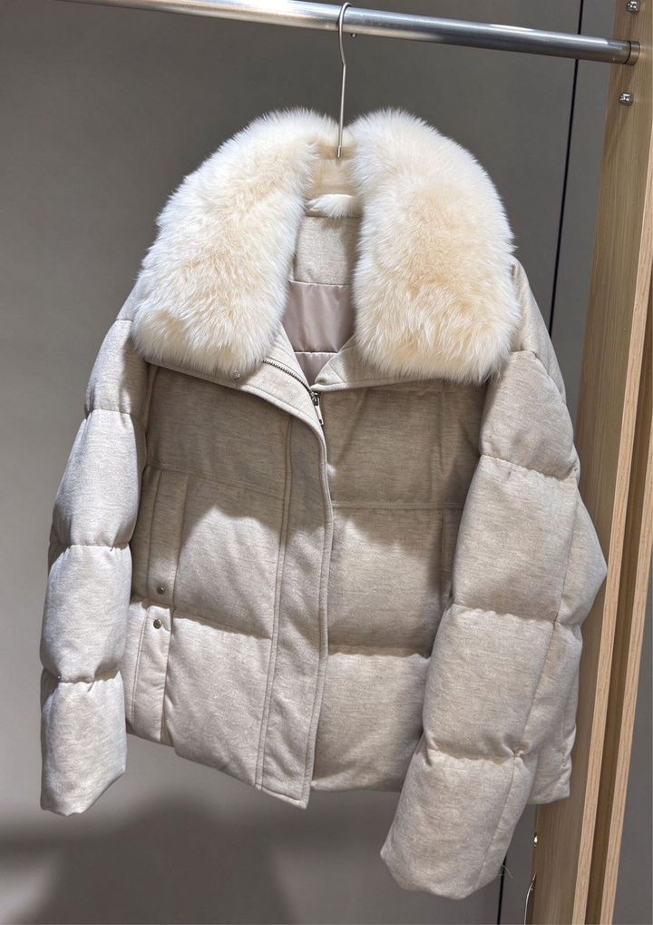 The Plush Collar Puffer Jacket