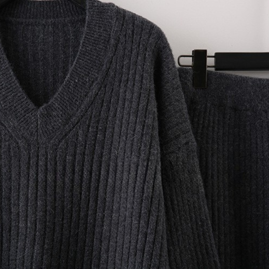 Maya Comfy Rib knit  Set