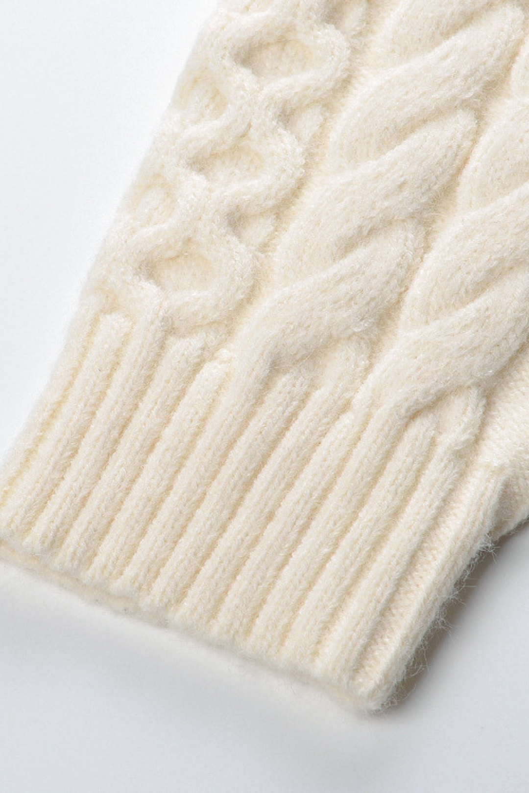 Cozy Wool knit Semi Cropped Cardigan Top