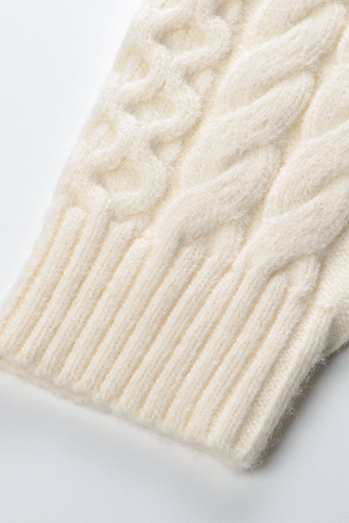 Cozy Wool knit Semi Cropped Cardigan Top