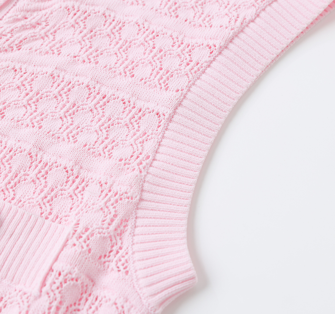 Blush Crystal Button Knit Dress