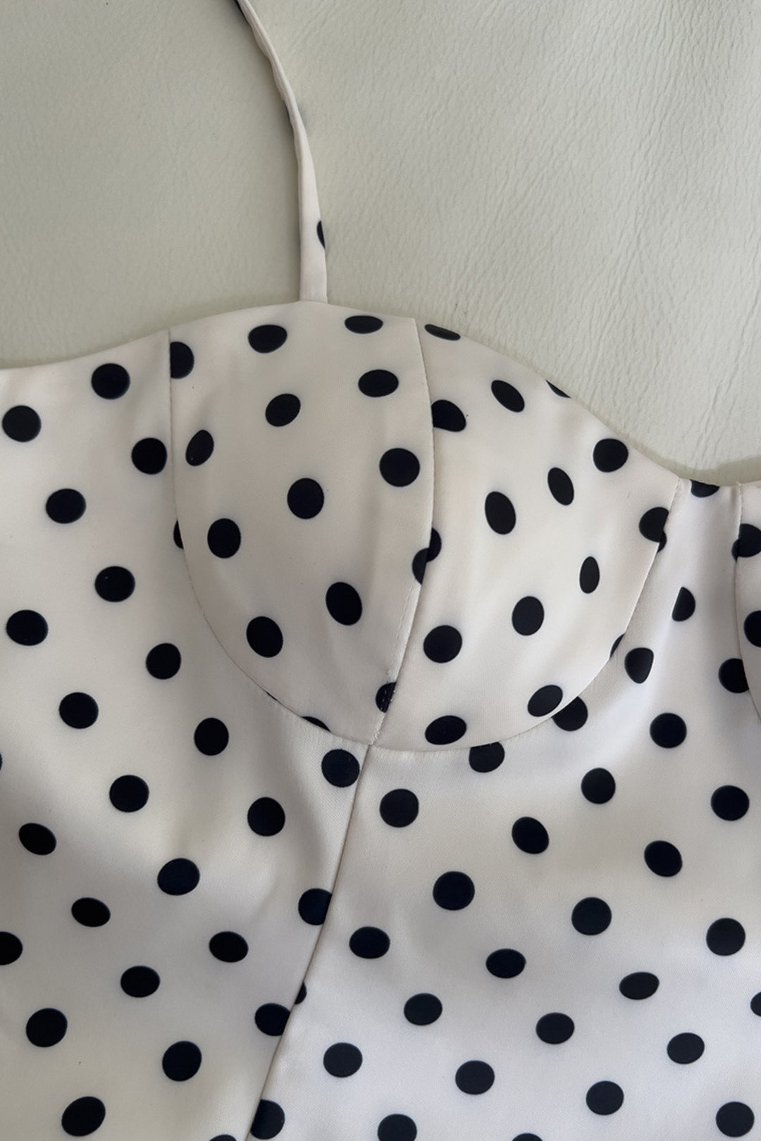 La Rosa Polka Luxe Satin Maxi Set