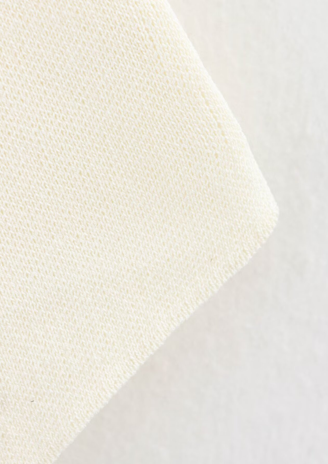 Classic Knit Button Vest