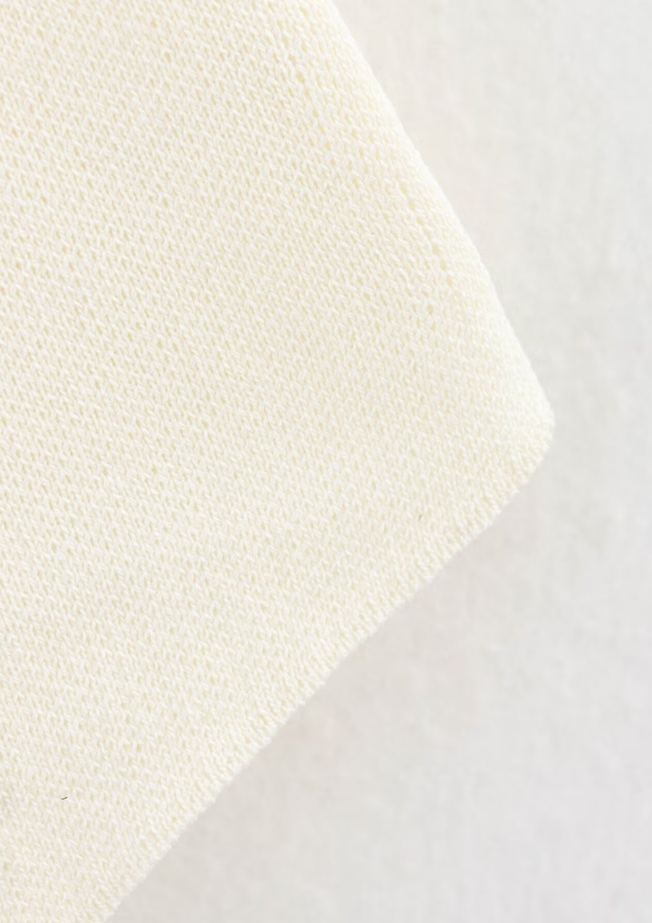 Classic Knit Button Vest