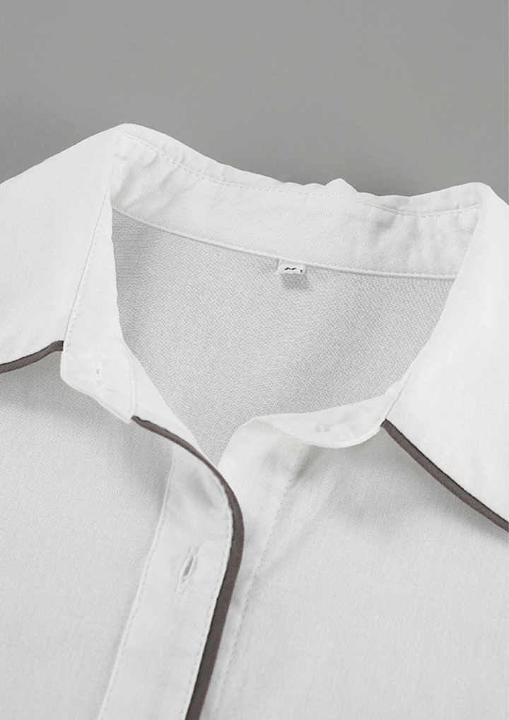 Isla Linen Relaxed Shirt &amp; Shorts Set
