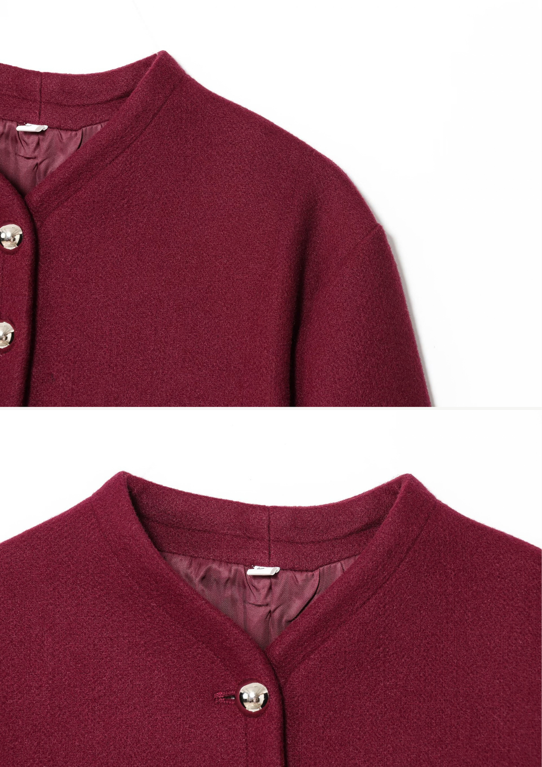 Elara Cropped Button Jacket
