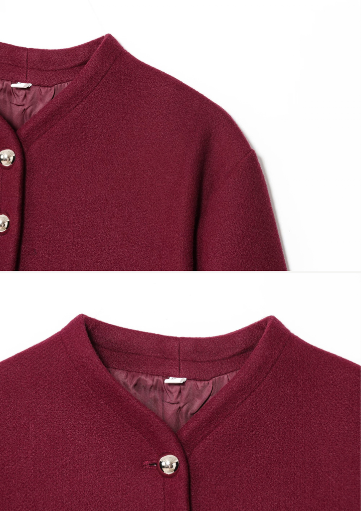 Elara Cropped Button Jacket