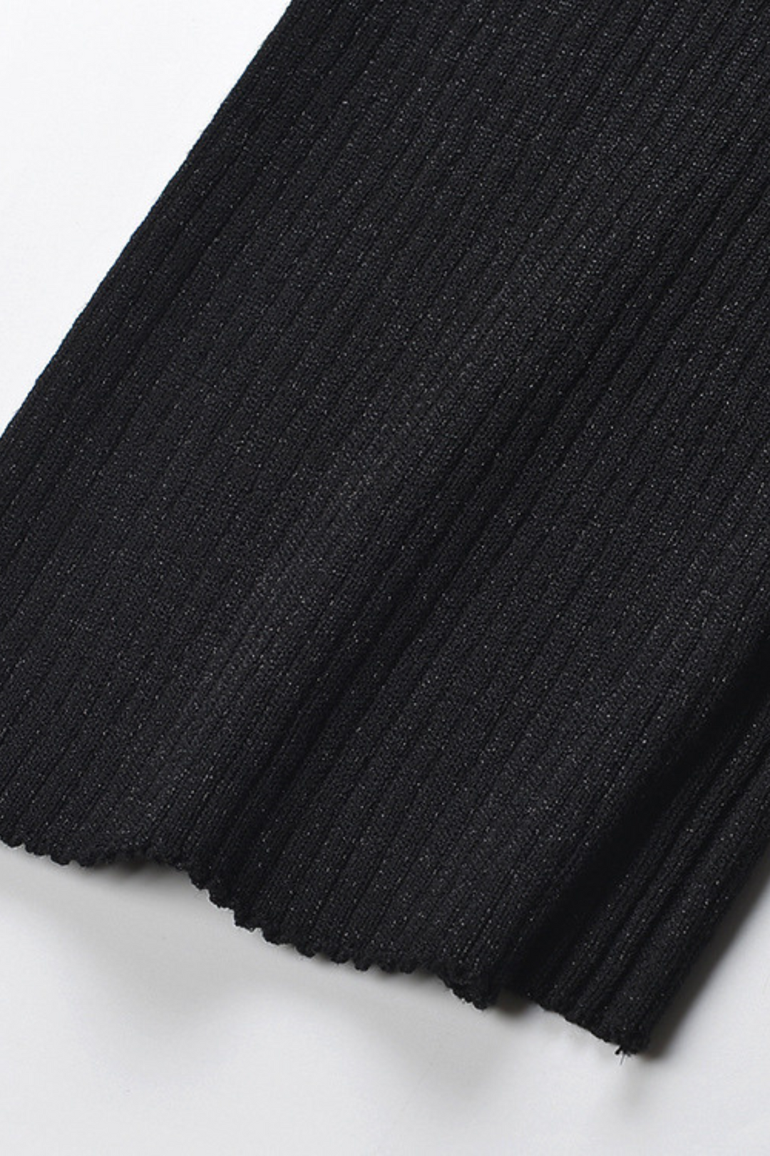 Classic Gleam V Neck Gold Button  Flared SleevesTop