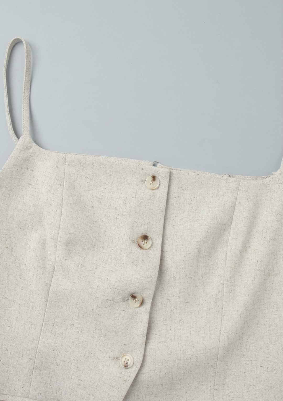 Natural Muse Linen Maxi Set