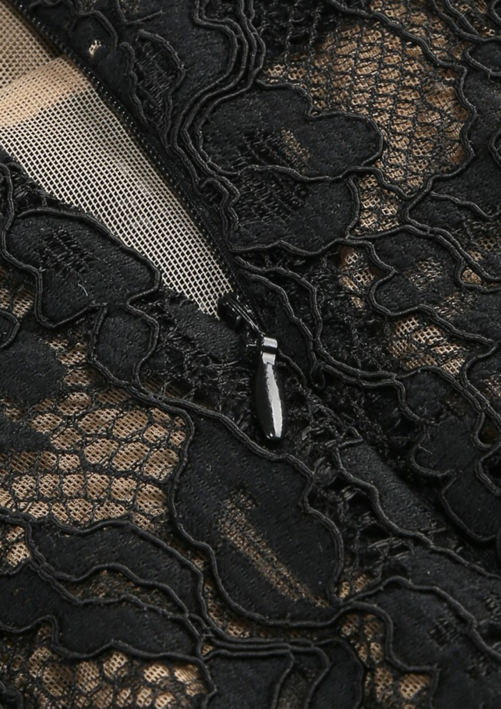 Lace Corset Maxi Dress