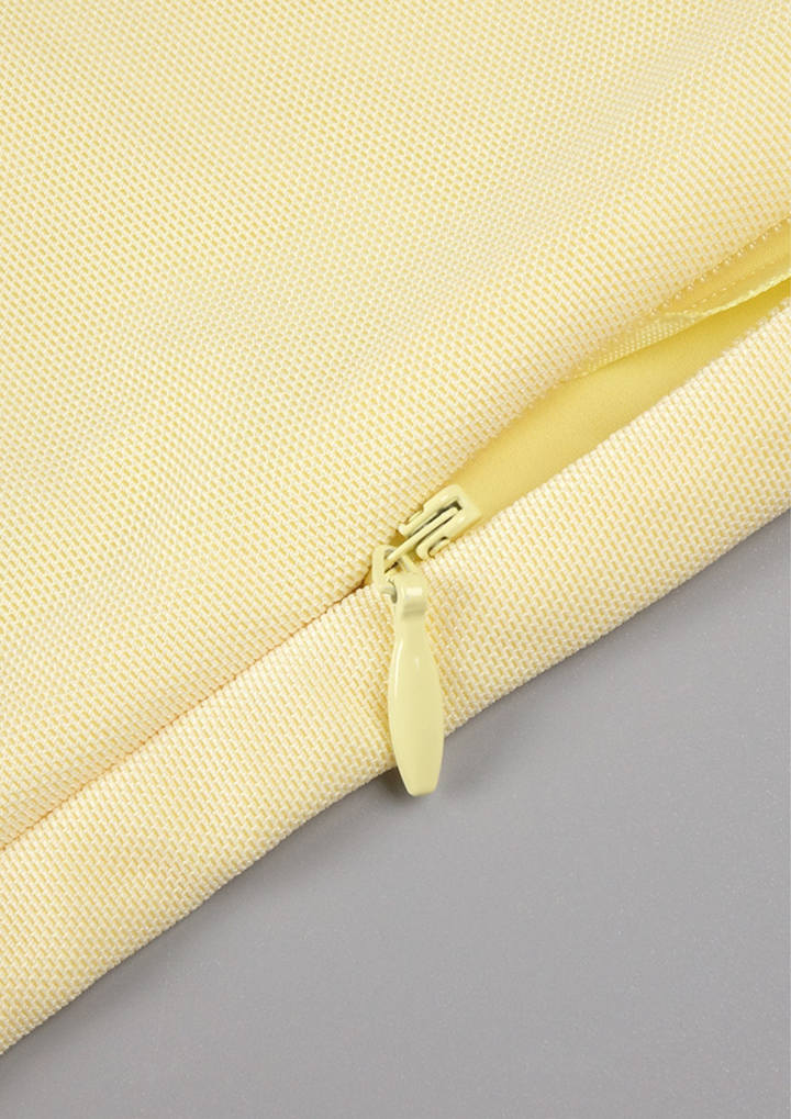 Aurora Veil Strapless Maxi Dress