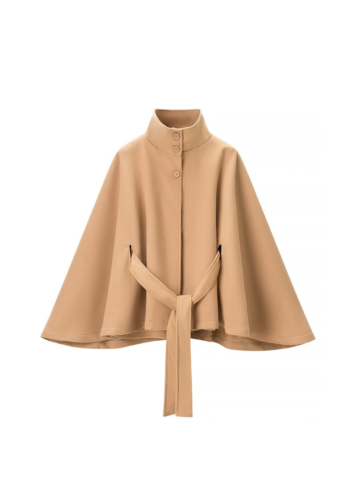 Celeste Belted Cape Coat