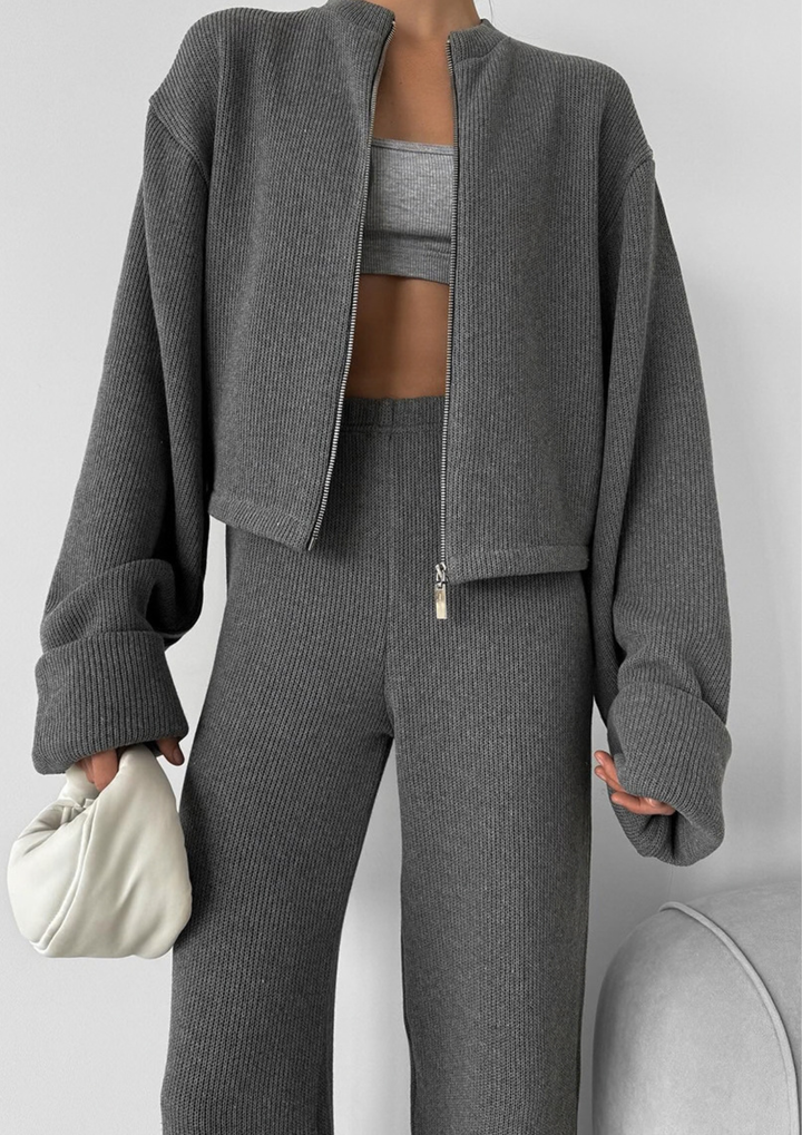 Luna Wide-Leg Knit Set