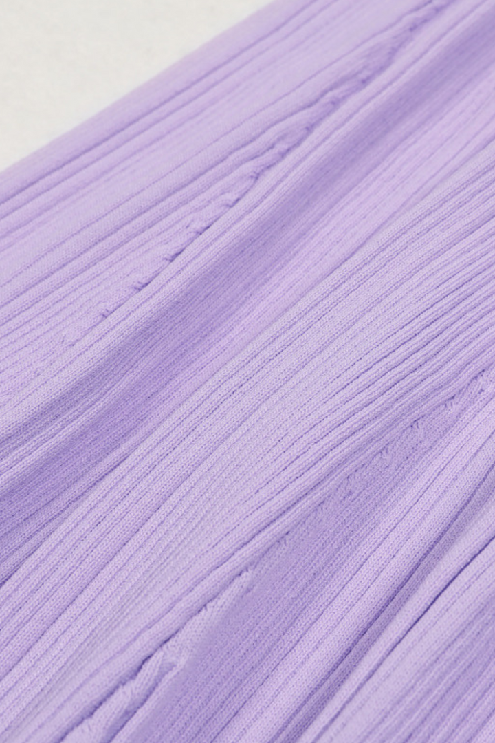 Elegant Gem Viscose Knit Maxi Dress - Long Sleeve