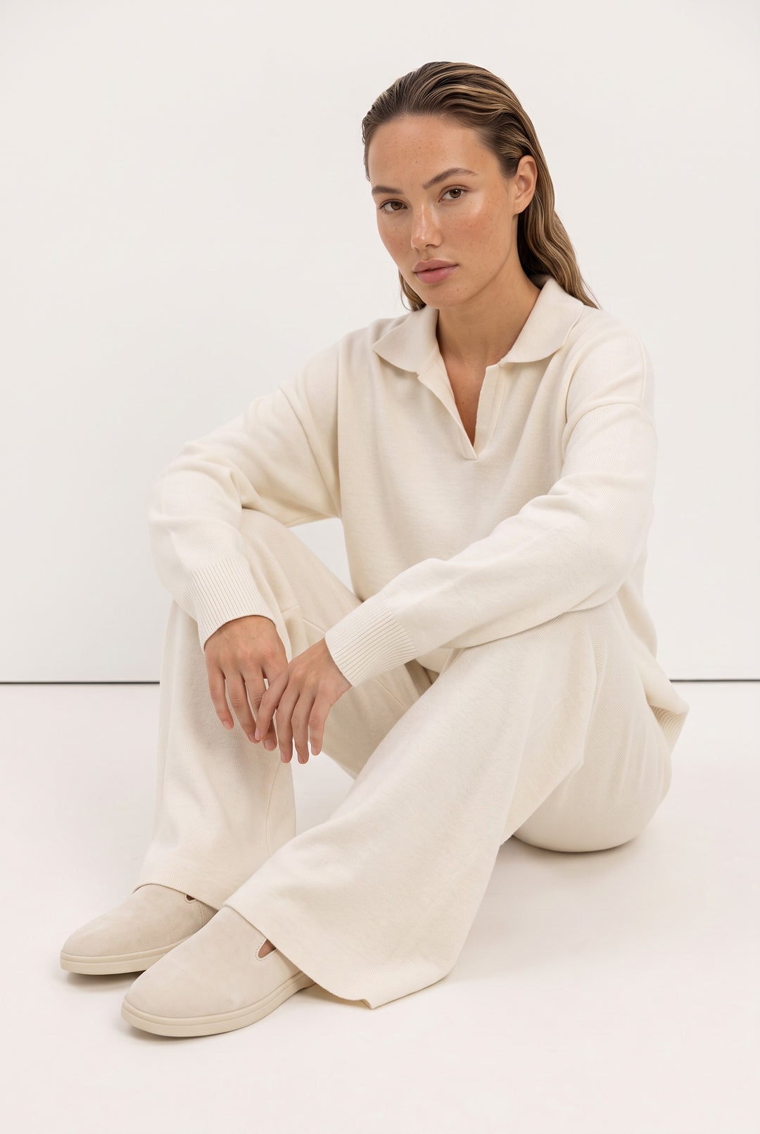 Elara Knit Wide-Leg Set