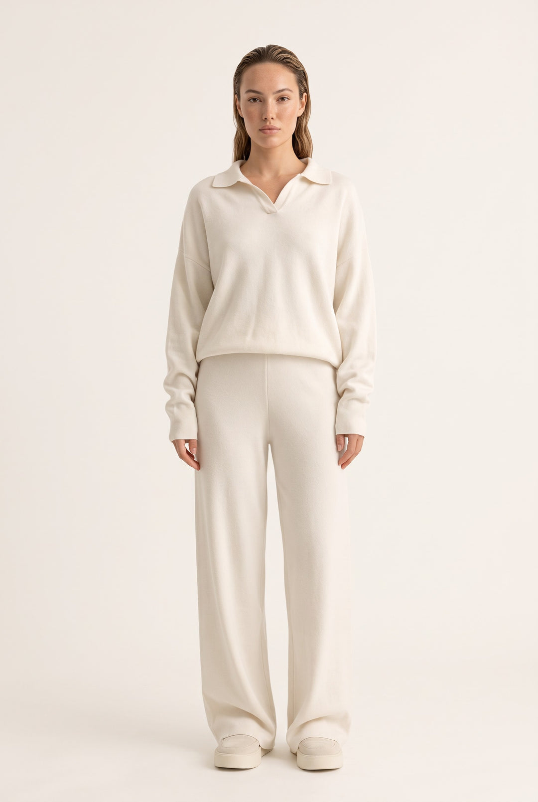 Elara Knit Wide-Leg Set