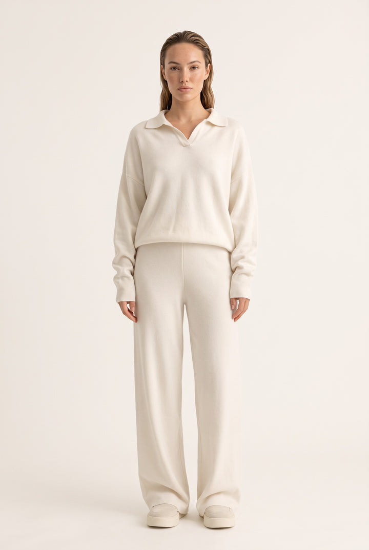 Elara Knit Wide-Leg Set