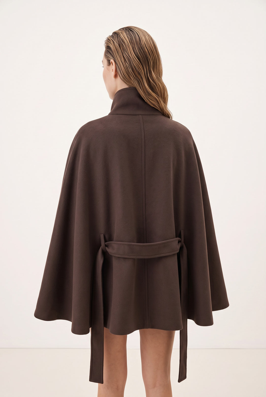 Celeste Belted Cape Coat