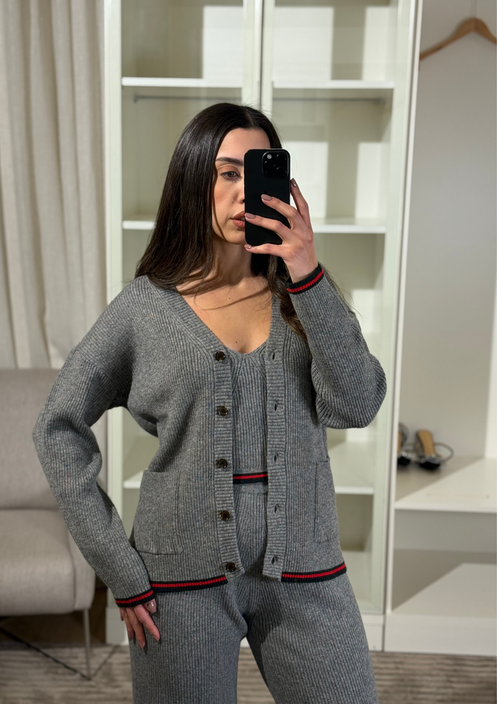 Cozy Ribbed Essentials High Waisted Wide Set