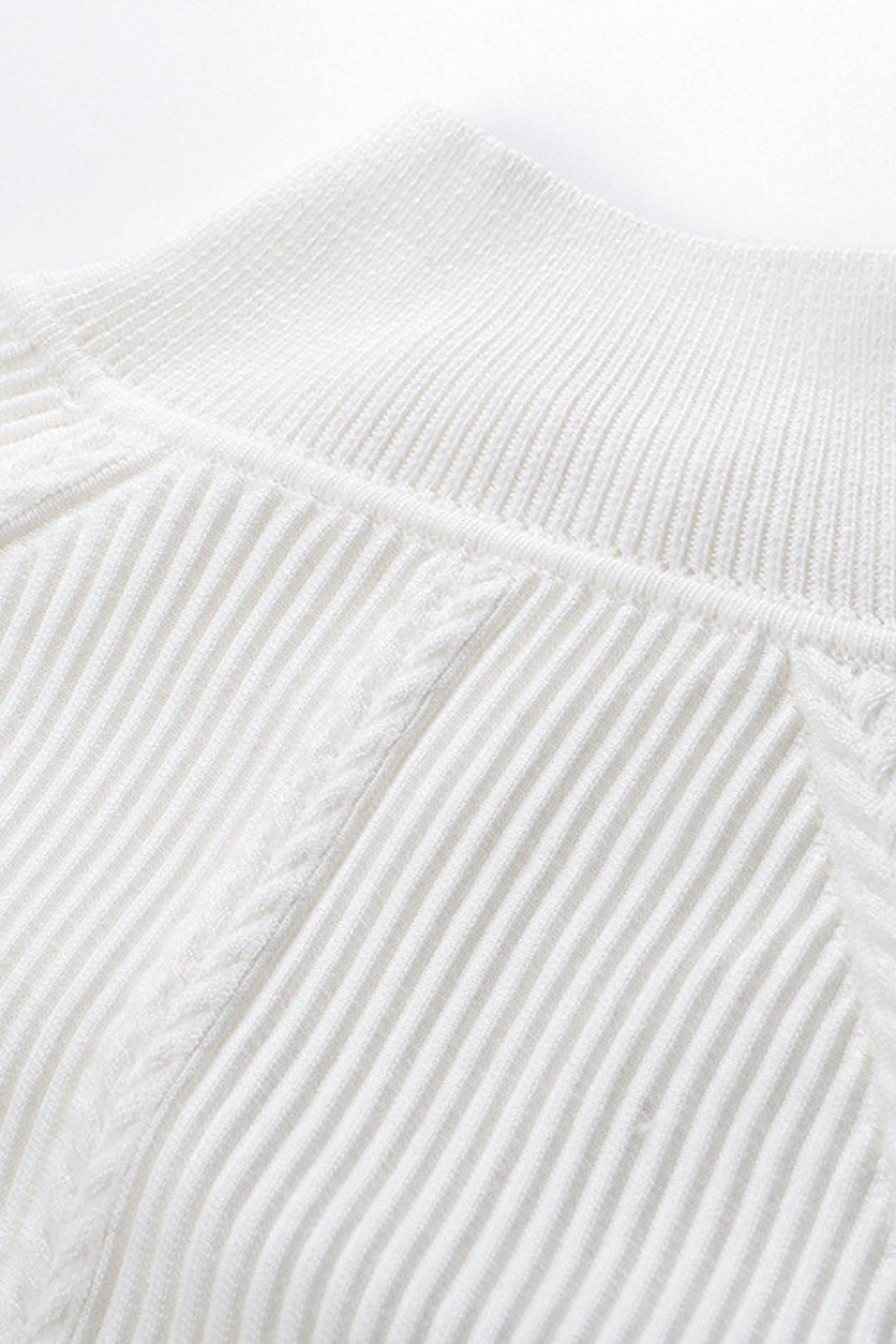 Fall Ribbed Knit Wool Maxi Skirt Set