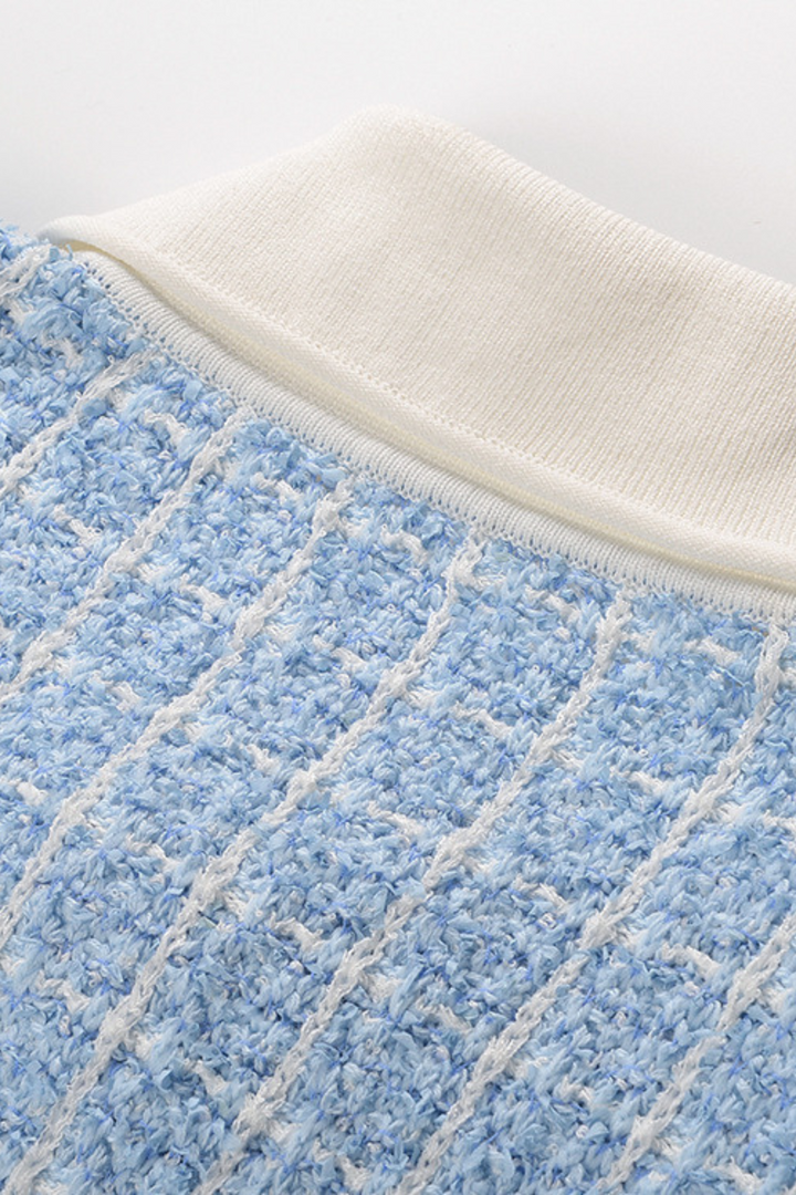 Elegance Bow Tailored Tweed Mini Dress