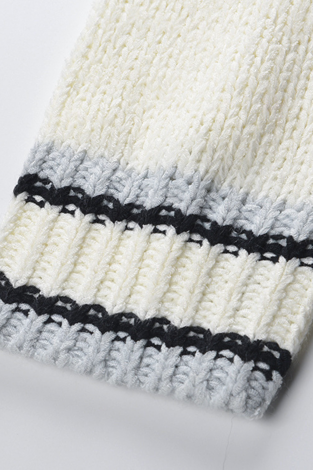 Soft Wool V Neck Contrast Buttoned Cardigan Top